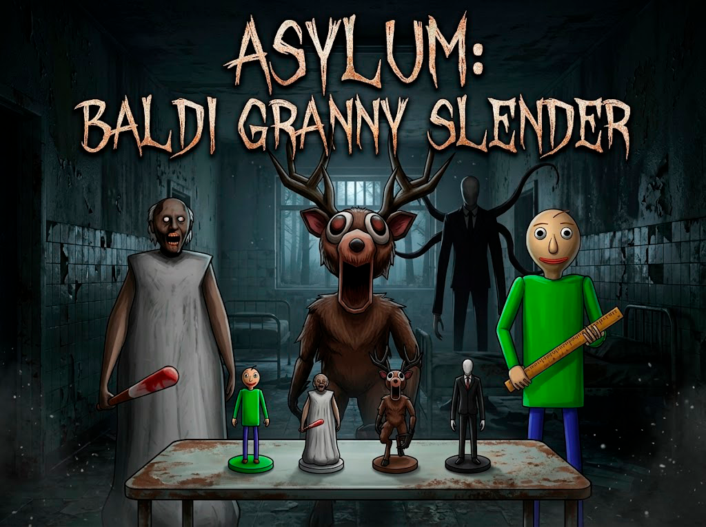 Asylum: Baldi Granny Slender 🕹️ Igraj na spletu pri SGameS