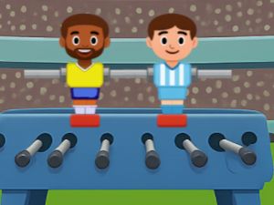 Igra Namizni nogomet s kik-pong spletu