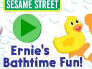 Igra 123 Sesame Street: Ernie Bathtime zabava  spletu