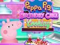 Igra Peppa Pig Birthday Birthday Cooking  spletu