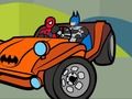 Igra Knjiga za barvanje avtomobilov superheroja spletu