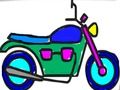 Igra Nazaj v šolo: Barvanje z motornimi kolesi  spletu