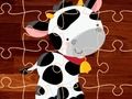Igra Cartoon Kmetijske živali Puzzle  spletu