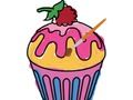 Igra Yummy Cupcake Barvanje  spletu