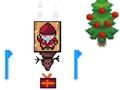 Igra Pixel Santa Run spletu