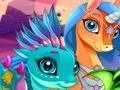Igra Simpatični samorogi in zmaji puzzle  spletu