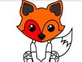 Igra Fox knjiga za barvanje  spletu