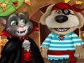 Igra Govorimo o Tom in Angela Halloween Party spletu