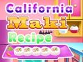 Igra Kalifornijski recept za maki spletu Igra Kalifornijski recept za maki spletu