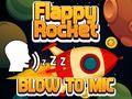 Igra Flappy raketa s pihanjem  spletu