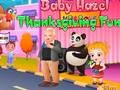Igra Baby Hazel. Zabava ob zahvalnem dnevu  spletu