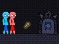 Igra Rdeča in modra Stickman Rope  spletu