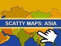 Igra Zemljevidi Scatty: Azija  spletu