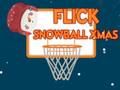 Igra Flick Snowball Xmas spletu