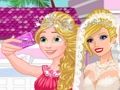 Igra Barbie's poročni selfie s princesami  spletu
