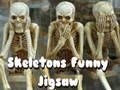 Igra Smešna sestavljanka Skeletons  spletu