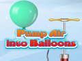 Igra Napihnite zrak v balon  spletu