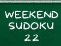 Igra Vikend Sudoku 22  spletu