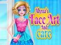 Igra Alyssa`s Face Art in nega  spletu