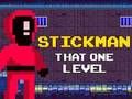 Igra Stickman Ta ena raven  spletu