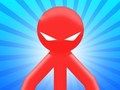 Igra Red Stickman proti šoli pošasti  spletu