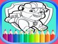 Igra Pobarvanka PAW Patrol spletu Igra Pobarvanka PAW Patrol spletu