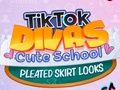 Igra TikTok Divas Simpatičen šolski videz nagubanega krila  spletu