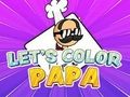 Igra Pobarvajmo Papa  spletu
