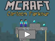 Igra Mcraft Cartoon Parkour spletu