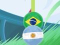 Igra Argentina proti Braziliji  spletu