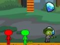 Igra StickMan Bros proti zombijem  spletu