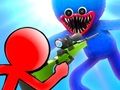 Igra Stickman proti Huggyju Wuggyju  spletu