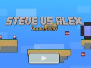 Igra Steve proti Alexu Rocketmanu  spletu