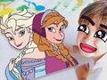 Igra Pobarvanka: Frozen  spletu