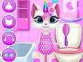 Igra Dnevna nega Kitty Unicorn  spletu