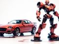 Igra Pobarvanka: Robot in avto  spletu