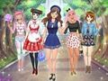 Igra Srednješolske anime obleke  spletu