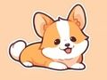 Igra Pobarvanka: Corgi  spletu