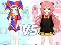 Igra Obleci sijočo anime zvezdo  spletu