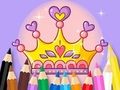 Igra Pobarvanka: Princess Crown  spletu