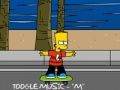 Igra Bart Simpson Skateboarding  spletu