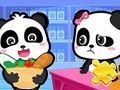 Igra Sestavljanke: Supermarket Baby Panda spletu Igra Sestavljanke: Supermarket Baby Panda spletu