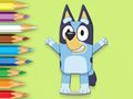 Igra Pobarvanka: Happy Bluey  spletu