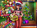 Igra Dotted Girl božično nakupovanje  spletu
