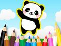 Igra Pobarvanka: Prikupna panda  spletu