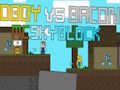 Igra Obby proti Baconu: MCSkyblock  spletu