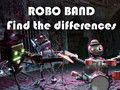 Igra Robot Band - Poišči razlike  spletu