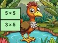Igra Množenje Bird Slika Razkrij  spletu