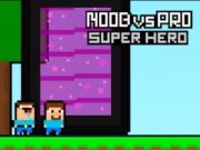 Igra Noob proti Pro Super Heroju  spletu