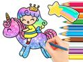 Igra Pobarvanka: Princesa samorog  spletu